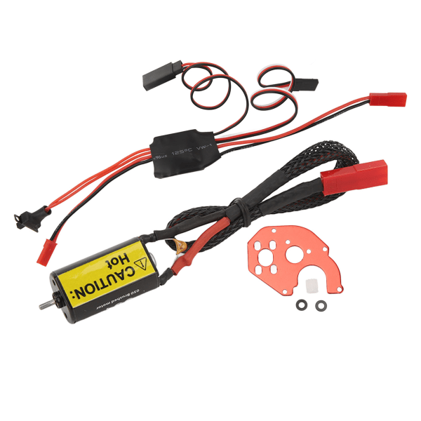 RC 30A ESC Borstad elektrisk hastighetsregulator 050 66T Borstad elmotorsats med fäste för 1/18 1/24 RC klätterbil