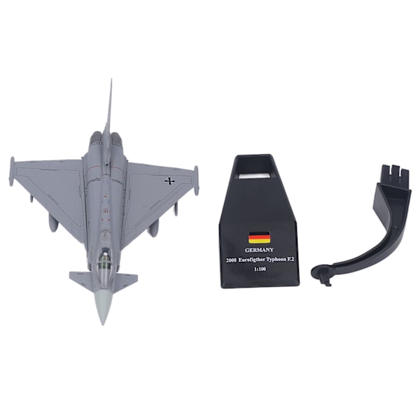 1:100 Jagerflymodel Legering Blegning-resistent Simulering i ægte skala Perfekte detaljer Flyvemodel med stabil base