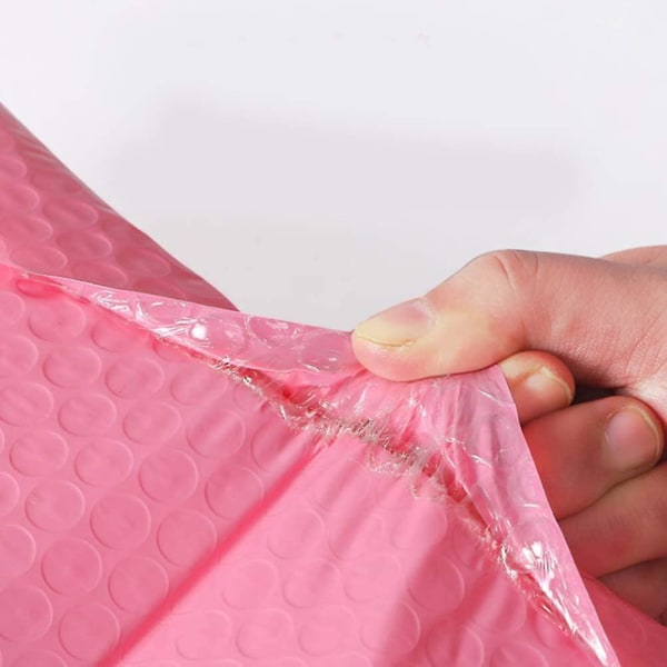 4 stk polybobleforsendelser, 13x15 cm polstrede kuverter Selvforseglende bobleforede vandtætte kuvertpostere til emballage