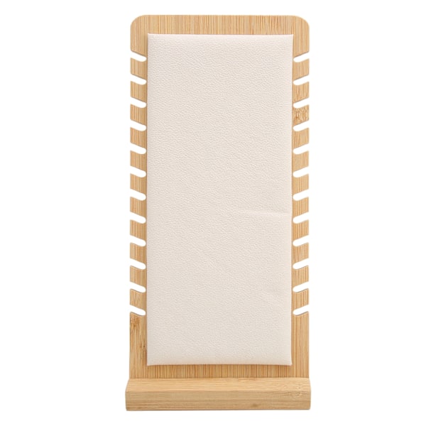 Halskæde Display Stativ Aftagelig stabil base Fritstående smykkeholder Værktøj til 12 kæder Beige
