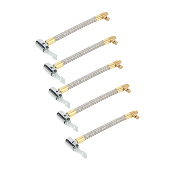 5 stk 10 cm Dekkpumpslange Rask oppblåsing Luftpumpe Forlengelsesrør Adapter for motorsykkel sykkel