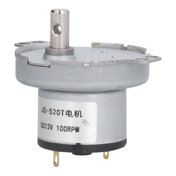 100 o/min synkronmotor høy dreiemoment elektrisk mikrohastighetsreduksjonsgir DC 12V