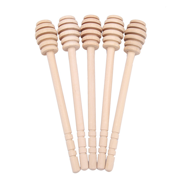 24 kpl Hunajan Tiputustikkuja Sylt Sirap Drizzler Tikku Keittiötarvikkeet (16cm)