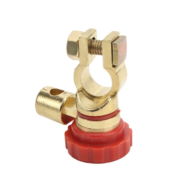 Bilbatteri Link Terminal Messing 100A 1,5‑1,7cm Rustsikker Sikker Afbryder Universal til Både RV ATV