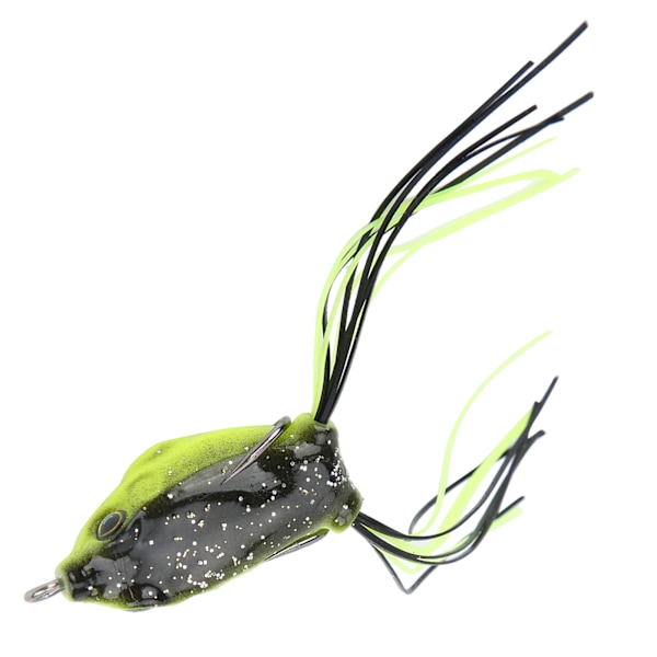 Kunstig fisk Snakehead agn Naturtro Soft Frog Lure Swimbait med krok og hale2#