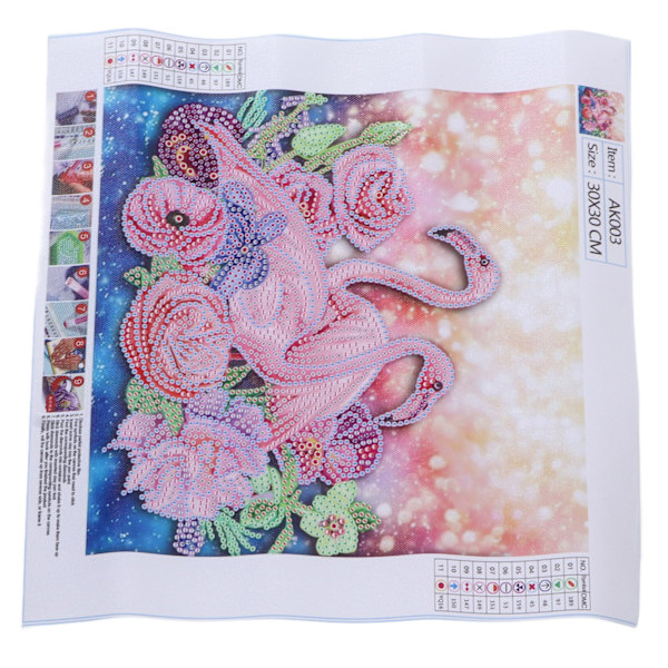 Strassimaalaus 30x30cm DIY Hieno Kirkkaat Värit Antioksidantti Ei Haalistuva Strassi Taidesarjat Aikuisille LapsilleAK003