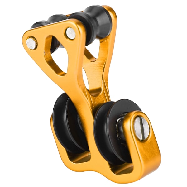 Aluminiumlegert Bueskyting Compound Bue Kabel Glide String Splitter Roller Glide Gul
