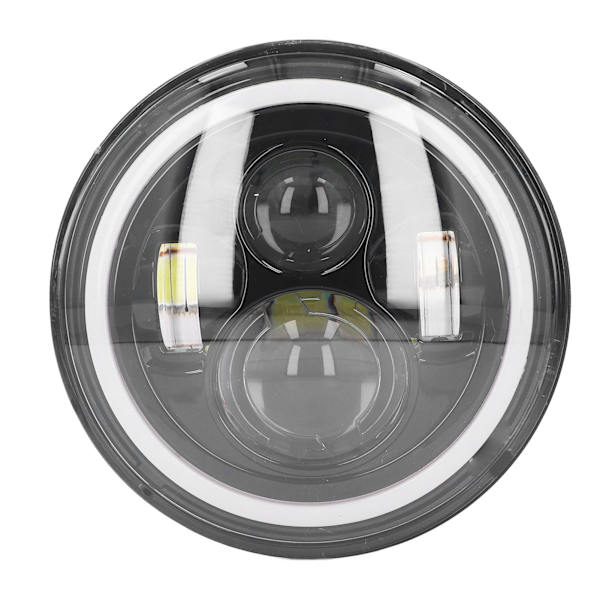 Motorcykelstrålkastare 7 tum 6000K Universal Robust LED-strålkastare Hög ljusstyrka Framljus DC 9 till 36V