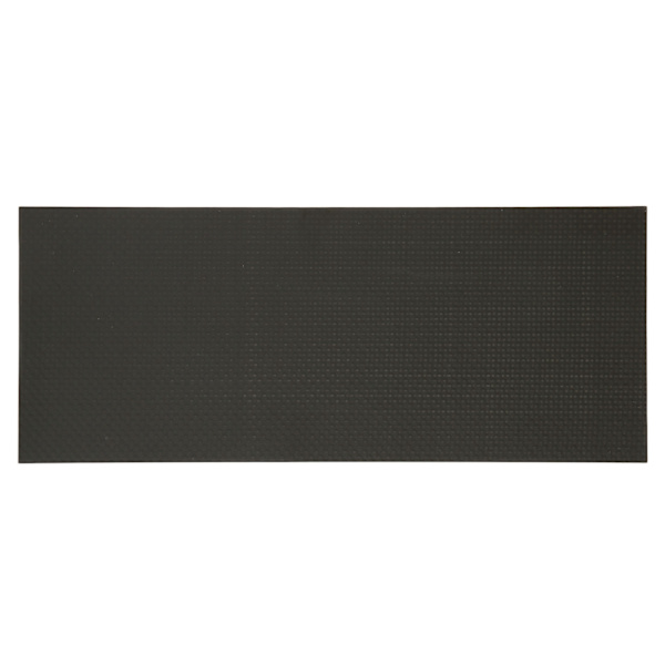3K mat kolfiberplade Twillvævet kulfiberplade til gør-det-selv håndværk CNC-gravering 100x250x2,0 mm / 3,9x9,8x0,08in