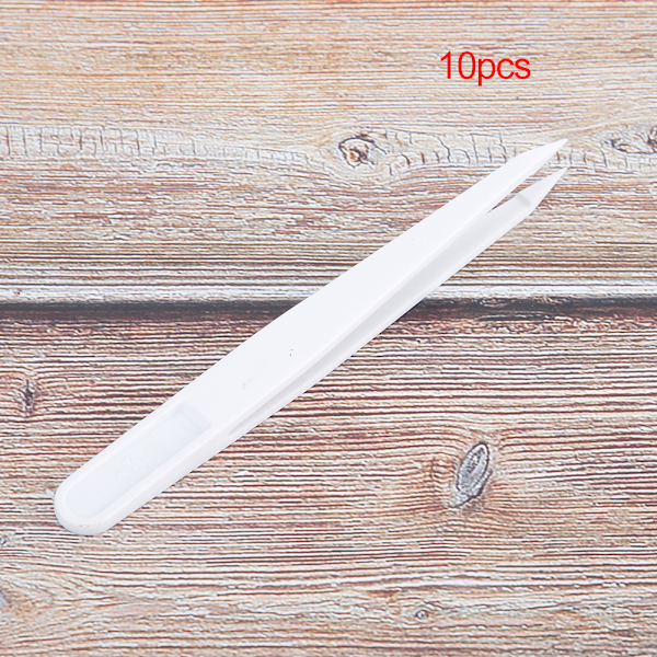 10 st/set isolering Plastpincett med hög precision Klocka Reparation Clip Tool