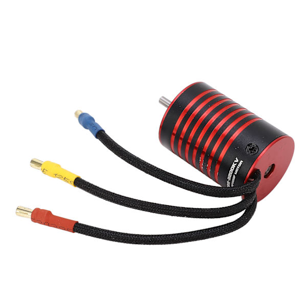 GTSKYTENRC 2838 Harjaton Moottori 4 Napaa RC Harjaton Moottori 1/14 1/16 RC Autolle Osa Musta Punainen 3200KV