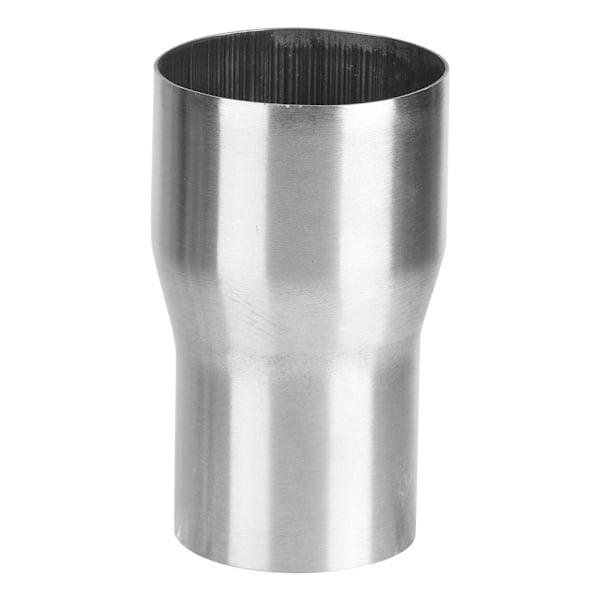 Universal rustfritt stål eksosrørkontakt Røradapter Reduser Modifisert del 63MM / 76MM