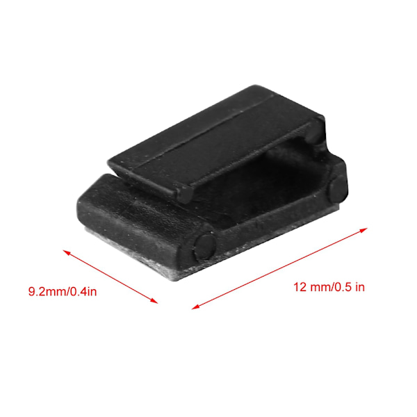 40 stk Auto Kabel Feste Klips Bil GPS Data Kabel Lys Kabel Dekorativ Wire Fixing Organizer (S)