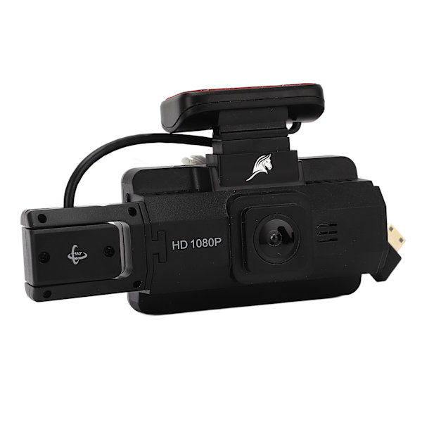Dobbelt Dash Cam 3,0 tommer IPS-skærm 170° vidvinkel bevægelsesdetektering sløjfeoptagelse Klar billede Bil DVR