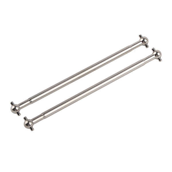 2 kpl 101 mm metalliset koiranjalan vetoakselit FS 53633 / 51805 / 51806 1/10 mittakaavan RC-autolle (hopea)