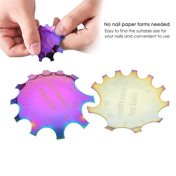 Manicure Easy French Smile Line Cut Edge Trimmer Nail Art Mall Tool