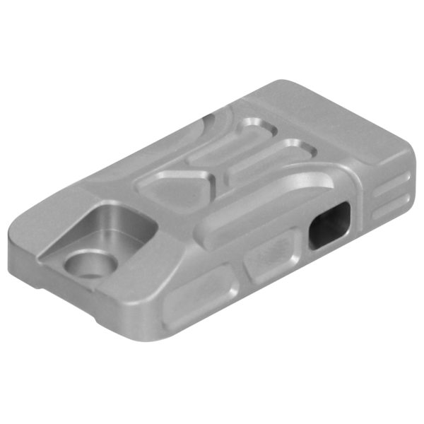 Emergency Survival Whistle Titanium Legering dubbla rör 120 decibel visselpipa för utomhusSandblästring
