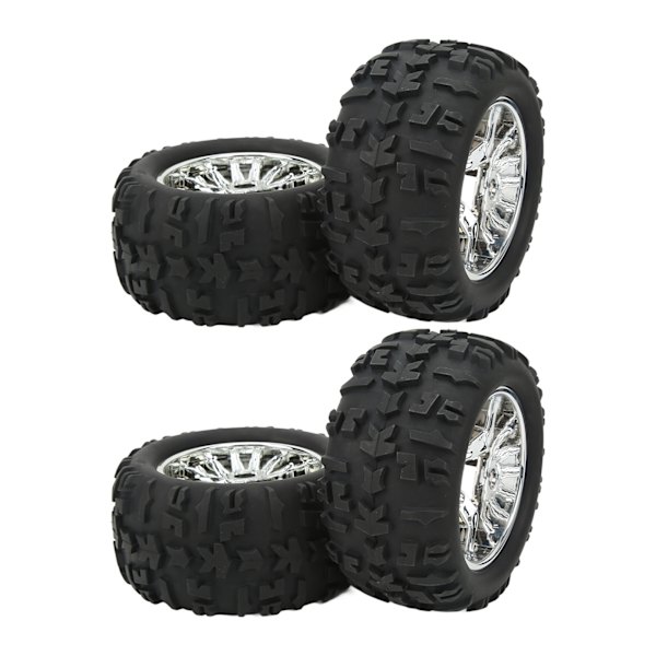 4 kpl RC-kumirenkaat Vahva iskunvaimennus Kestävä vaihto-kumirenkaat Traxxas Maxx Arrma Kraton 1/8 1/10 RC-autolle