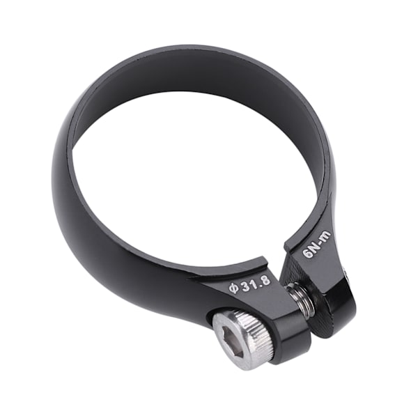 Cykel Sadelpindsklemme 31,8 mm til 27,2 sadelpind Super Light (sort)