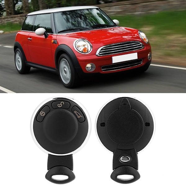 3-button remote car key for Mini Cooper 2007 2008 2009 2010 2011 2012 2013 2014 KR55WK4