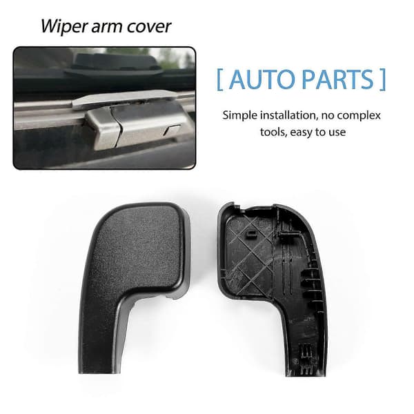 vindusviskerarmdeksler Kompatibel med bmw e90 e91 e92 61617138990 black