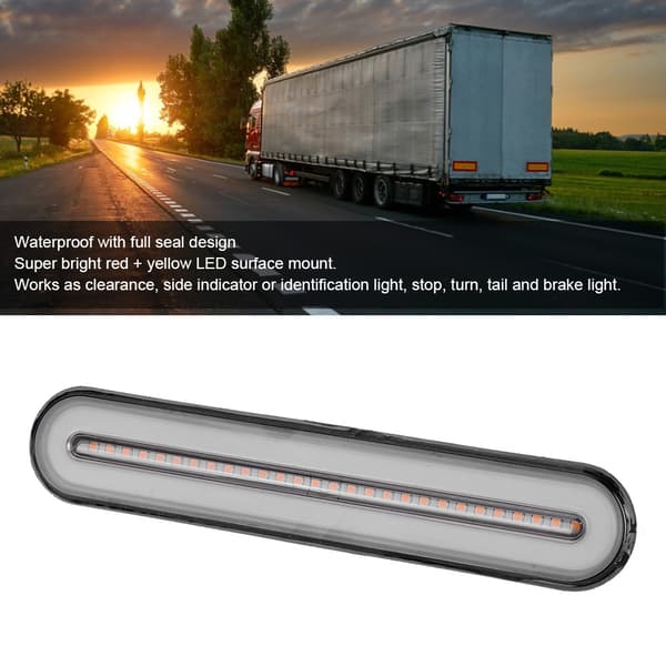 Vanntett 100LED baklys - 3 i 1 blinklys, brems, indikatorlampe (12V-24V)