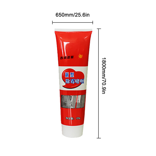 120ml Moldsfri Gel Anti-Muld Gulvrensningscreme Vægskår Rengøringsgel