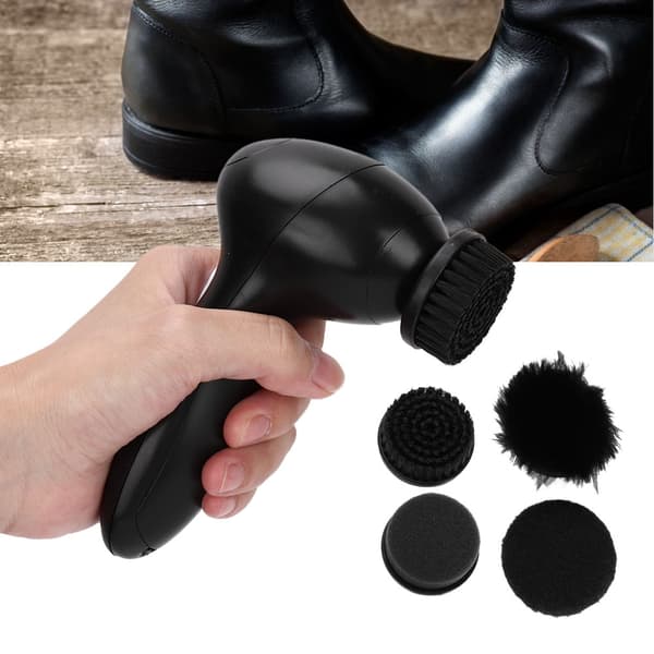 Handheld Electric Portable Replaceable Brush Head Shoe Brush Shoe Polishing Tool