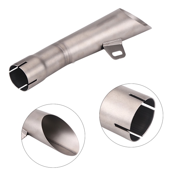 Rostfritt stål Universal Motorcykel Motocross Avgasljuddämpare Pipe Tip Titanium Färg