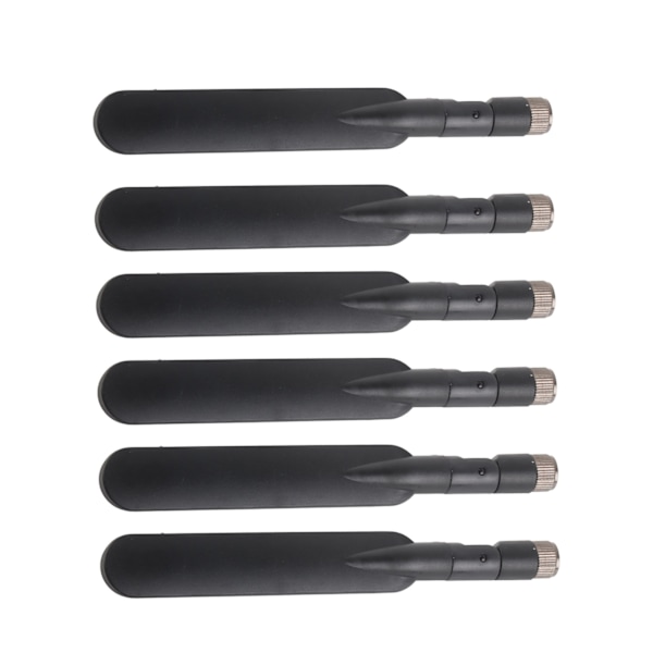 6 st Flat Paddle WiFi-antenn 3CMJT RP‑SMA hane-kontakt Hög förstärkning 2.4G 5.8G 700‑2700Mhz