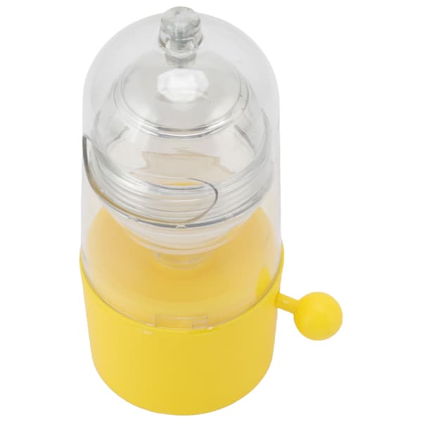 Egg Spinner, Pull Rope Drive Detachable Plastic Dishwasher Washable Manual Golden Egg Shakers