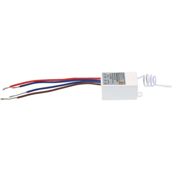 AC 180~275V Trådløs brytermottakerkontroller Ingen ledninger Fjernkontrollbelysning og apparater, modell: Hvit