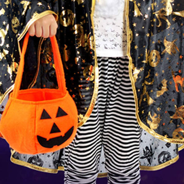 2 kpl Halloween-kurpitsa Jack O Lantern -karkkipussi, karkki-käsilaukku, käsityölaukku lapsille, juhlatarvikkeet, rekvisiitta