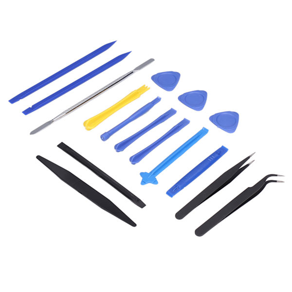 Electronics Repair Tool PVC Plastic Opening Pry Bar Triangular Sheet Spudger Tweezers Kit
