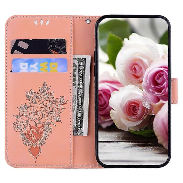 Läderfodral i Butterfly Rose Emed till Galaxy S10 Lite Pink