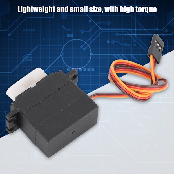 2,8 kg 3-johdin RC Servo Ohjausmoottori Päivitysvaruste sopii FY-01 FY-02 FY-03 RC-autolle Musta