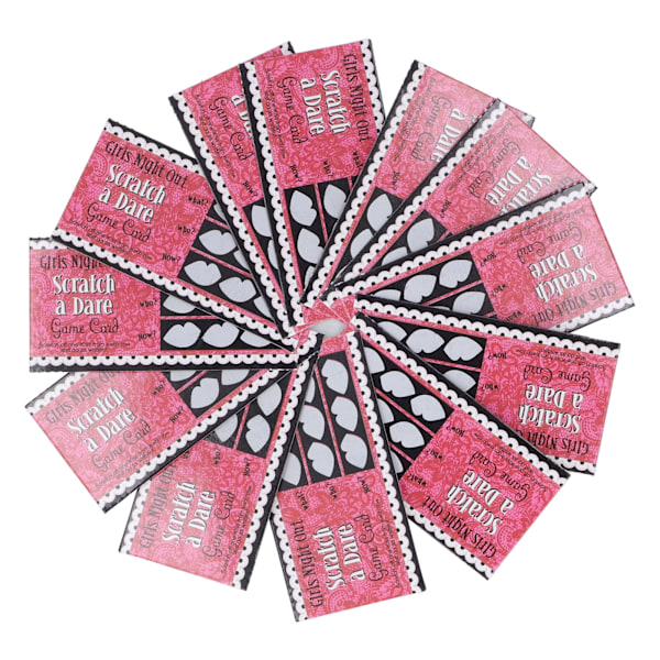 12st Truth Game Cards Scratch Off Vuxen Game Card för Single Party Parody Game Prop