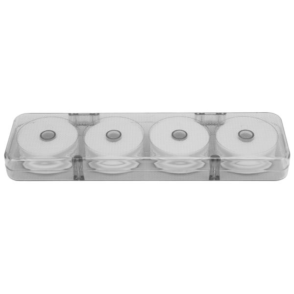 8st Fiske Plast Skumspole Fisklina Förvaring Lure Rig Hållare Organizer Tillbehör