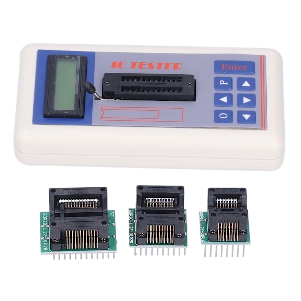 TSH-06F Integrated Circuit Tester IC-transistormätare med 5V 3,3V AUTO-lägen för mikroelektronikingenjörer med terminal