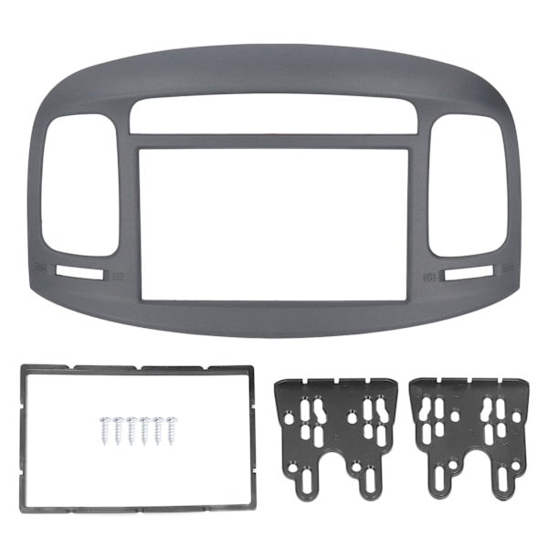 2DIN Bilstereo Radio Fascia Dash Panel DVD Ram ABS Ersättning för Accent 2009-2012