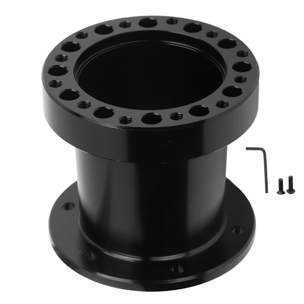 3-tums ratt Quick Release Hub Adapter Koppla bort Heightening Universal för bil Svart