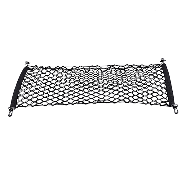 Bagagerumsnet til bagage 1 meter lang 70 cm bred Nylon gummibånd strækbar 4 knaphuller kroge Bagagerumsnet Cargo Net
