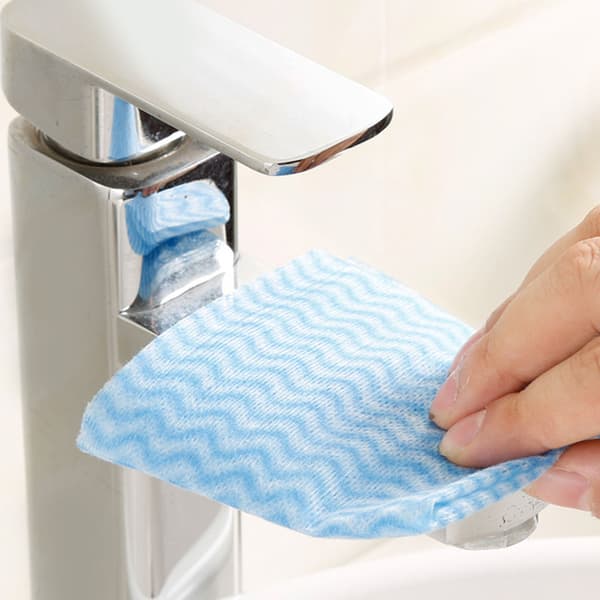 80 st Non-stick engångs olja Non-woven tyg Duster Diskduk Handduk Kök (blå)