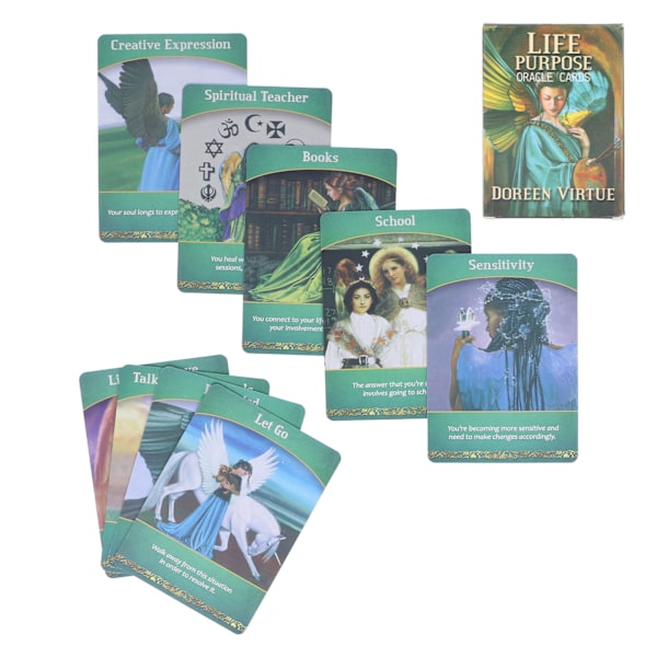 Elämäntehtävä Tarot-kortit Ennustuskorttipeli Vuorovaikutus Lautapeli Pinnoitetut paperikortit