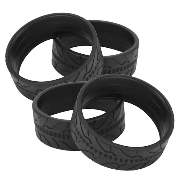 4st RC gummidäck hjuldäck för 1/10 RC höghastighetsfjärrkontroll Biluppgraderingsdelar Höghastighetsdäck