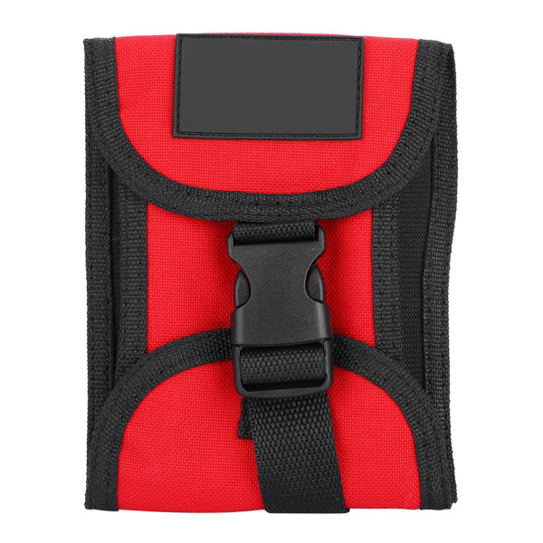 FORTSETT DYKKING 3KG Dykkevektlomme med hurtigspenne (rød)