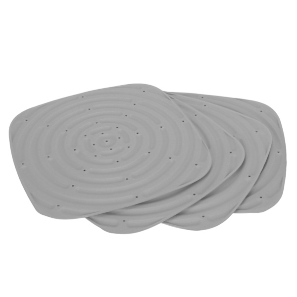 4 Pcs Chicken Nesting Pad Washable Nesting Pad Reusable Bed Mat Hen Laying Box Liners Pad Gray