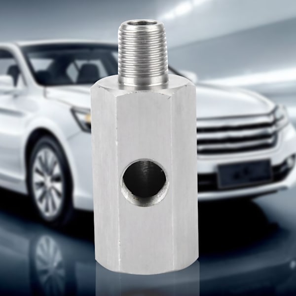 1/8\" BSPT olietryksgiver T-stykke til NPT-adapter Turbo tilførselsledningsmåler