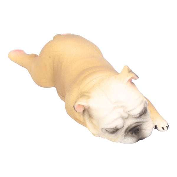 Fransk Bulldog modell Leksaker Simulering Lovely Pet Dog Figurine Barn Tidig Pedagogisk ToyKhaki