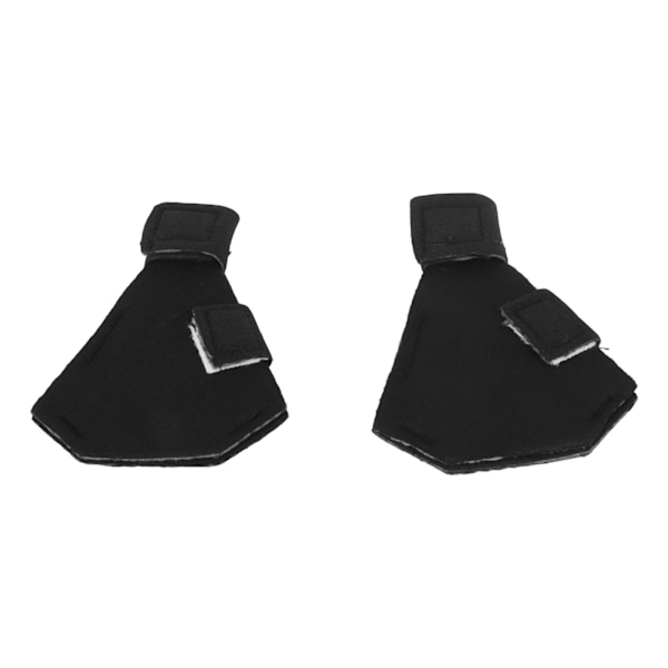 1 par Ande-Støvler Andas Komfortable Tynde Beskyttende Vandfugle Sko til And Gås Vandfugle Sort 9x6,5cm / 3,5x2,6in